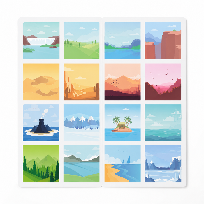 Double-sided Map x1