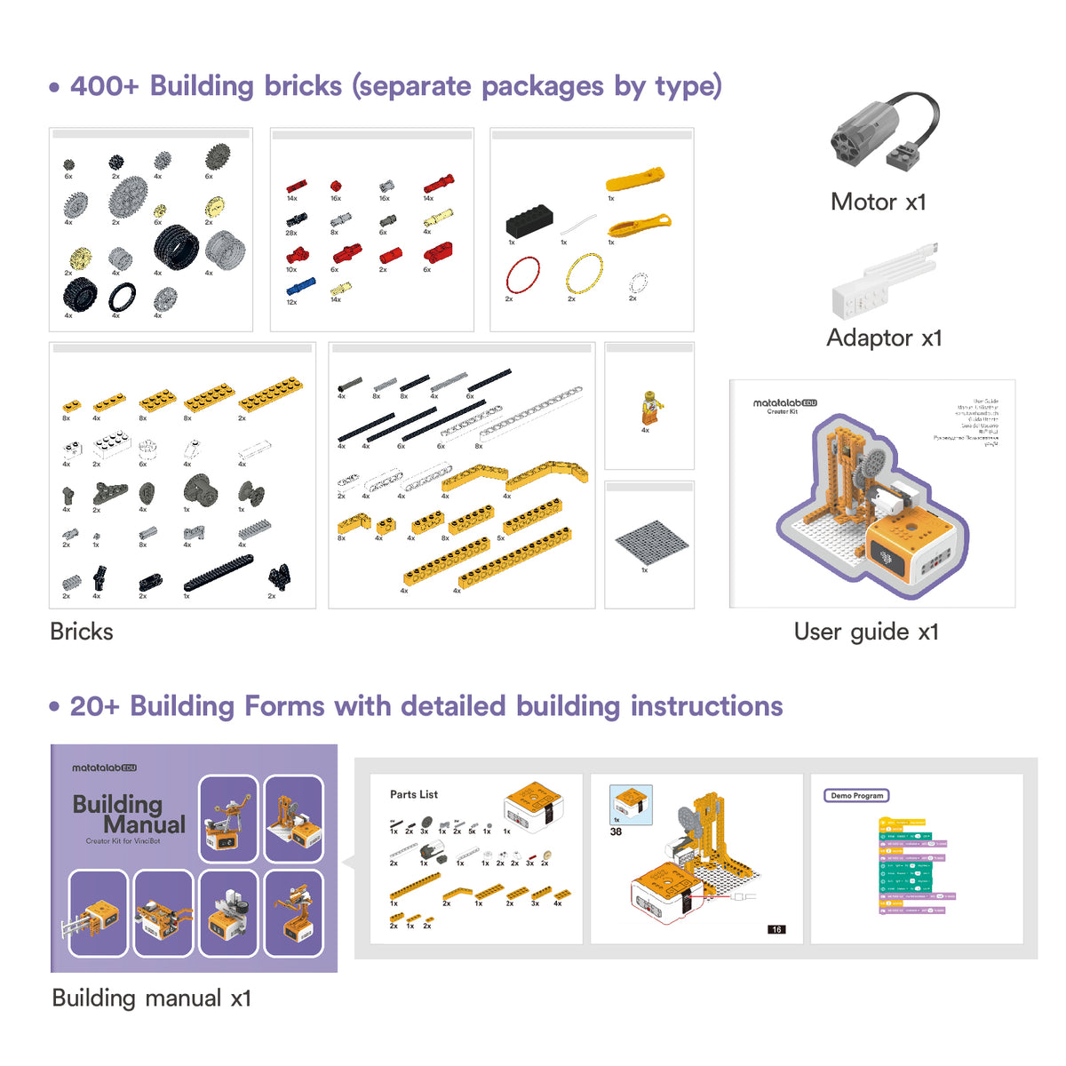 MatataStudio Creator Kit for Vincibot - Matatalab